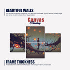 Man Walking in Night Premium Canvas Wall Painting DECORMANTRA