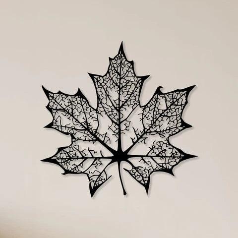 Maple Leaf Metal Wall Art - Decor Mantra 
