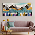 Modern Art Forest Premium Canvas wall Painting DECORMANTRA