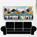 Modern Art Forest Premium Canvas wall Painting DECORMANTRA