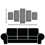 Modern Art Forest Premium Wall Painting Five Pieces Set DECORMANTRA