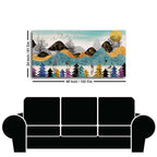 Modern Art Forest Premium wall Painting DECORMANTRA