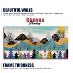 Modern Art Forest Premium wall Painting DECORMANTRA