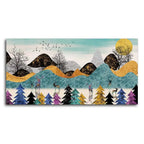 Modern Art Forest Premium wall Painting DECORMANTRA