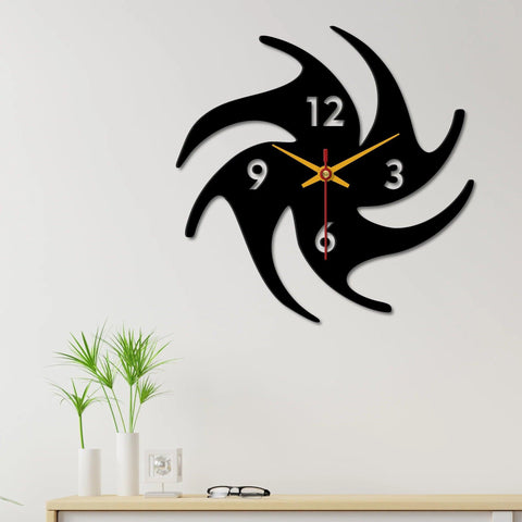 Modern Look Wooden Wall Clock - Decor Mantra 