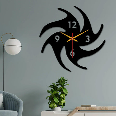 Modern Look Wooden Wall Clock - Decor Mantra 