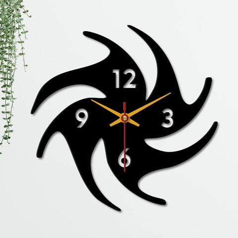 Modern Look Wooden Wall Clock - Decor Mantra 