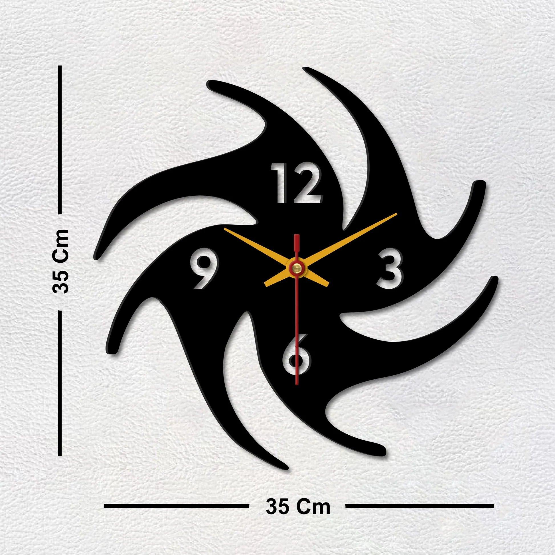 Modern Look Wooden Wall Clock - Decor Mantra 