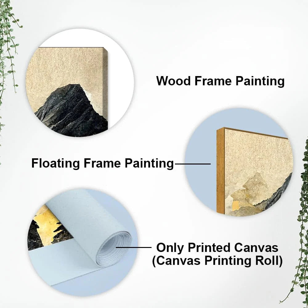 Mountain Scenery of Mount Fuji Canvas Wall Painting DECORMANTRA