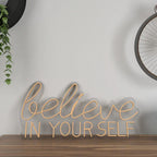 Believe In yourself Text Neon LED Light DECORMANTRA