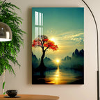 Serene Morning Acrylic Wall Art DECORMANTRA