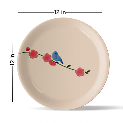 Nature Art for Every collage porcelain plate Set of 3