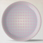 Spring-Inspired Art for Serene Spaces collage porcelain plate Set of 3 - Harshita Craft