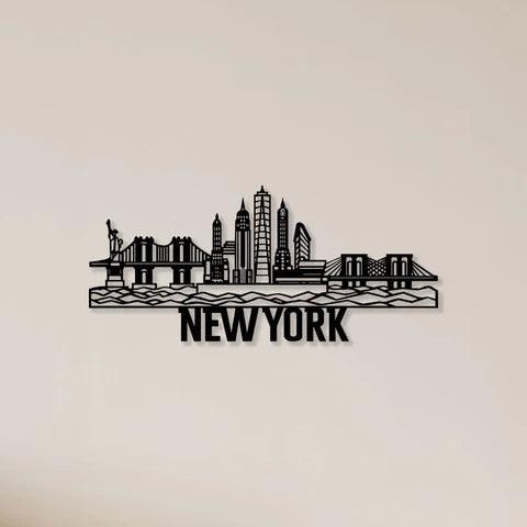 New York City Metal Wall Art - Decor Mantra 