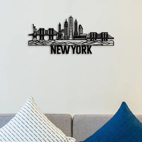 New York City Metal Wall Art - Decor Mantra 