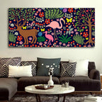 Night in the Forest Premium Wall Painting DECORMANTRA