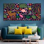 Night in the Forest Premium Wall Painting DECORMANTRA