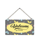 Welcome to Home Wooden Wall Hanger for Home|Office|Living Room|Gift - Harshita Craft