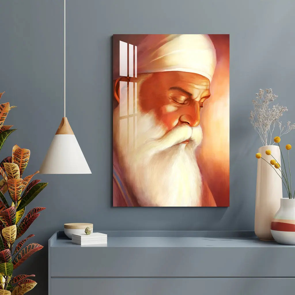 Wahe Guru Acrylic Wall Art DECORMANTRA