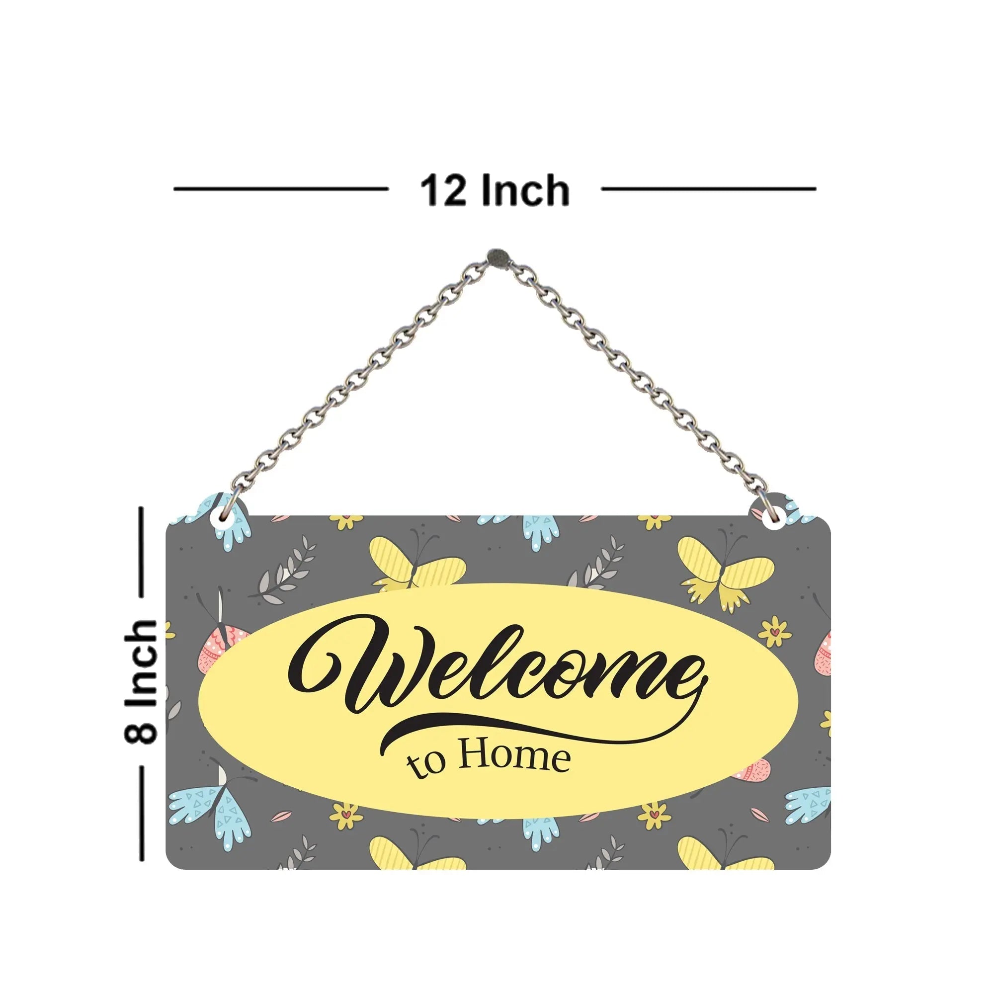 Welcome to Home Wooden Wall Hanger for Home|Office|Living Room|Gift - Harshita Craft