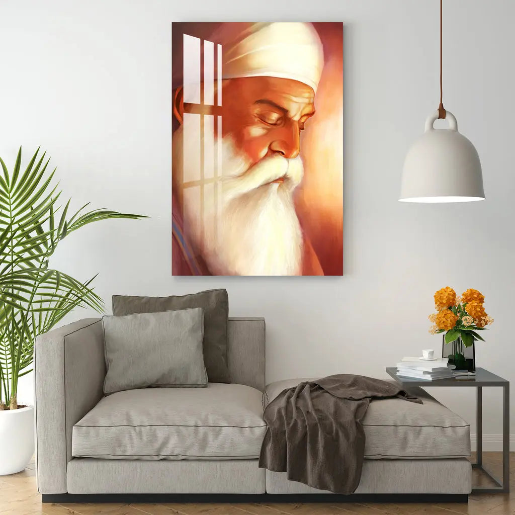 Wahe Guru Acrylic Wall Art DECORMANTRA