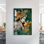 Lord Krishna with Flute Acrylic Wall Art DECORMANTRA