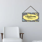 Welcome to Home Wooden Wall Hanger for Home|Office|Living Room|Gift - Harshita Craft