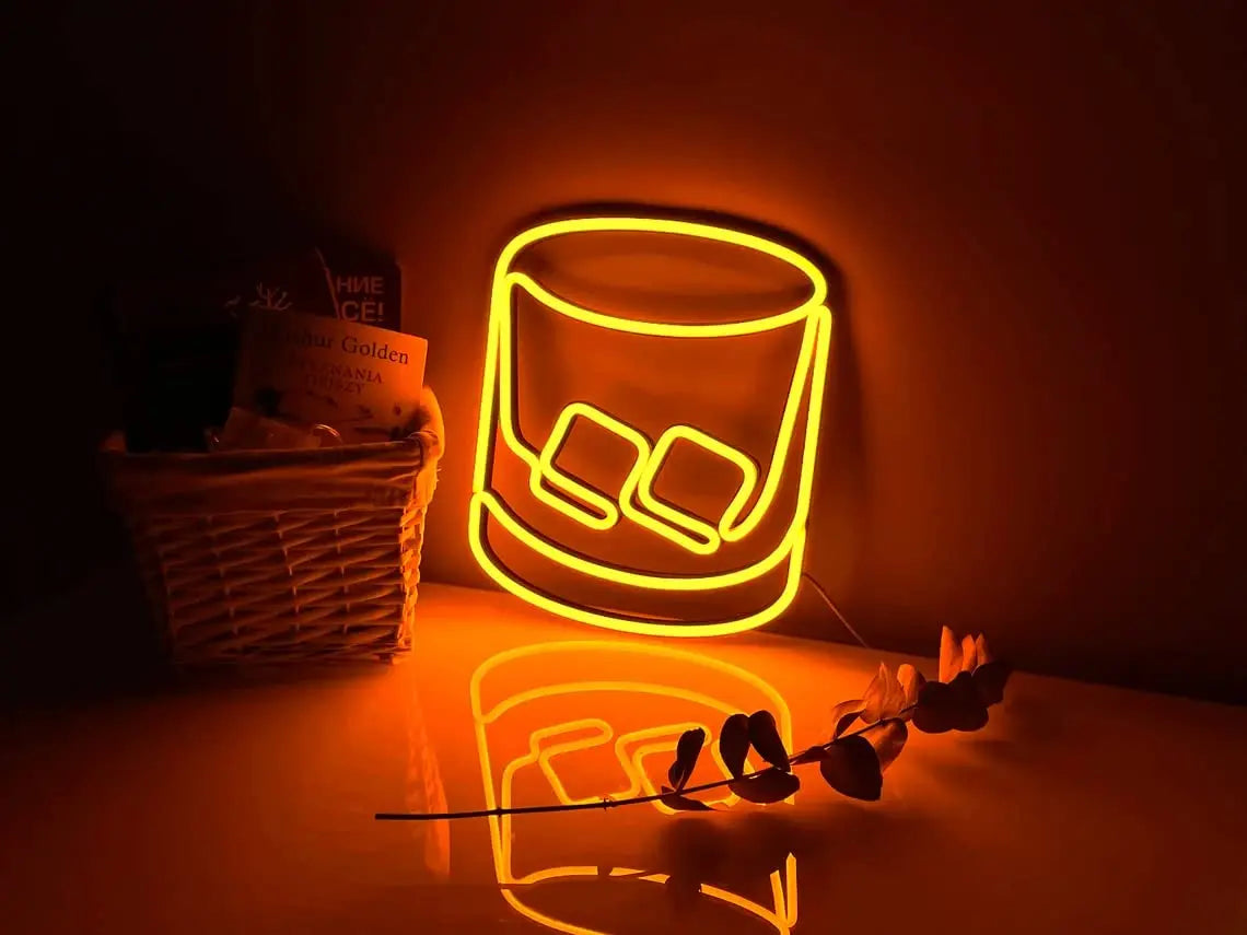 VYNES On The Rocks Neon Light