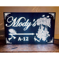 Radha Krishna Acrylic LED Name Plate