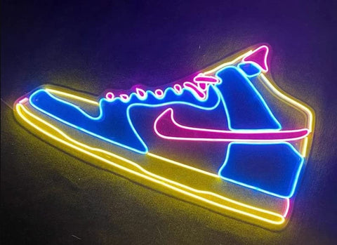 VYNES Sneaker Neon Light – LED Neon Light Board for Room & Bedroom