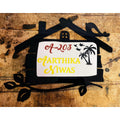 Multicolor Customisable Acrylic Hut Shape Name Plate 