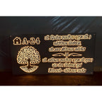 Personalised Doctor Acrylic LED Name Plate - Harshita Craft