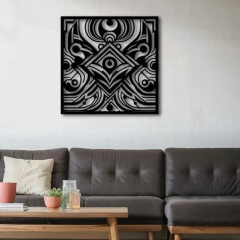Square Metal Wall Art 