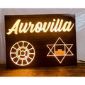 Wooden Finish Acrylic Customizable Waterproof Name Plate for Home