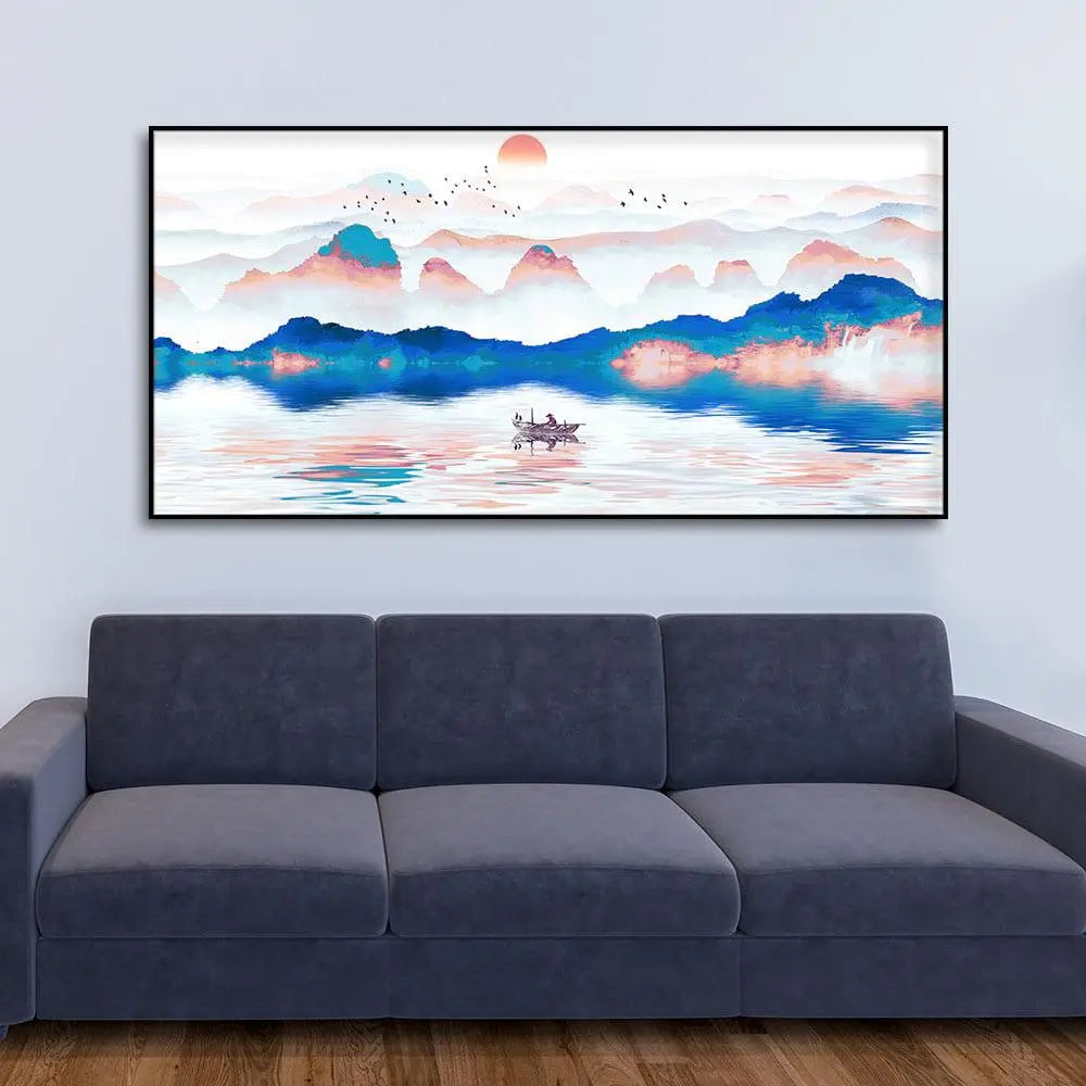Beautiful Zen Life Scenery Canvas Wall Painting - Decor Mantra 