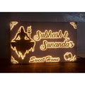Shivji Acrylic LED Name Plate Design for Home
