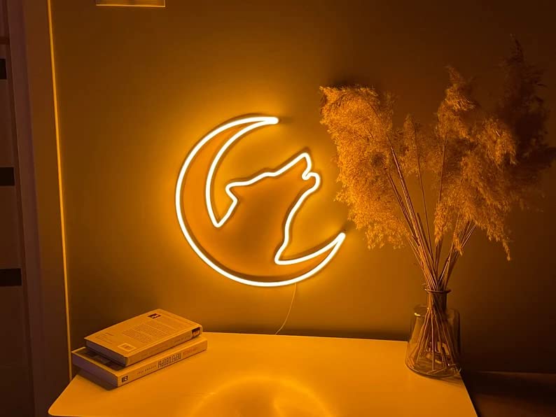 Wolf LED Neon Light for Wall Decor