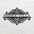 Personalized Laser Cut Metal Name Plate for Home | Sleek Steel Design - Harshita Craft