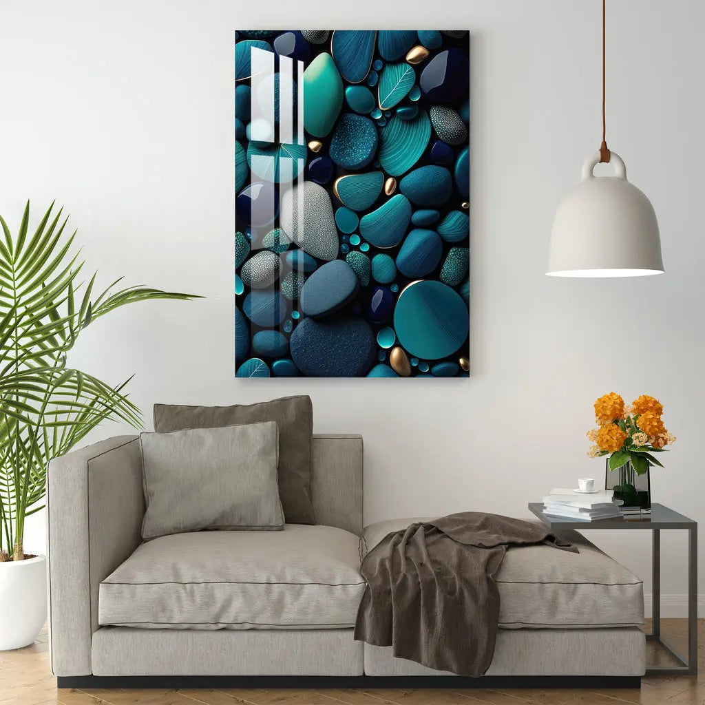 Beautiful Pebbles Acrylic Wall Art DECORMANTRA