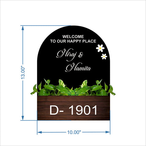 Custom Engraved Acrylic Name Plate - Modern Look for Any Space