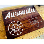 Wooden Finish Acrylic Customizable Waterproof Name Plate for Home - Harshita Craft