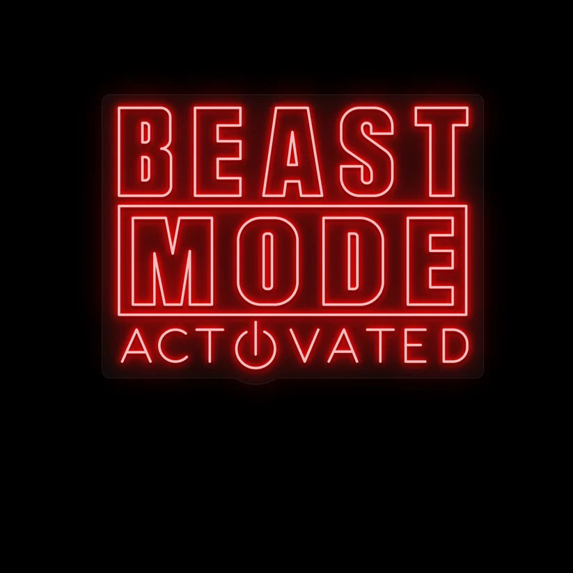 Beast Mode Activated LED Neon Light 