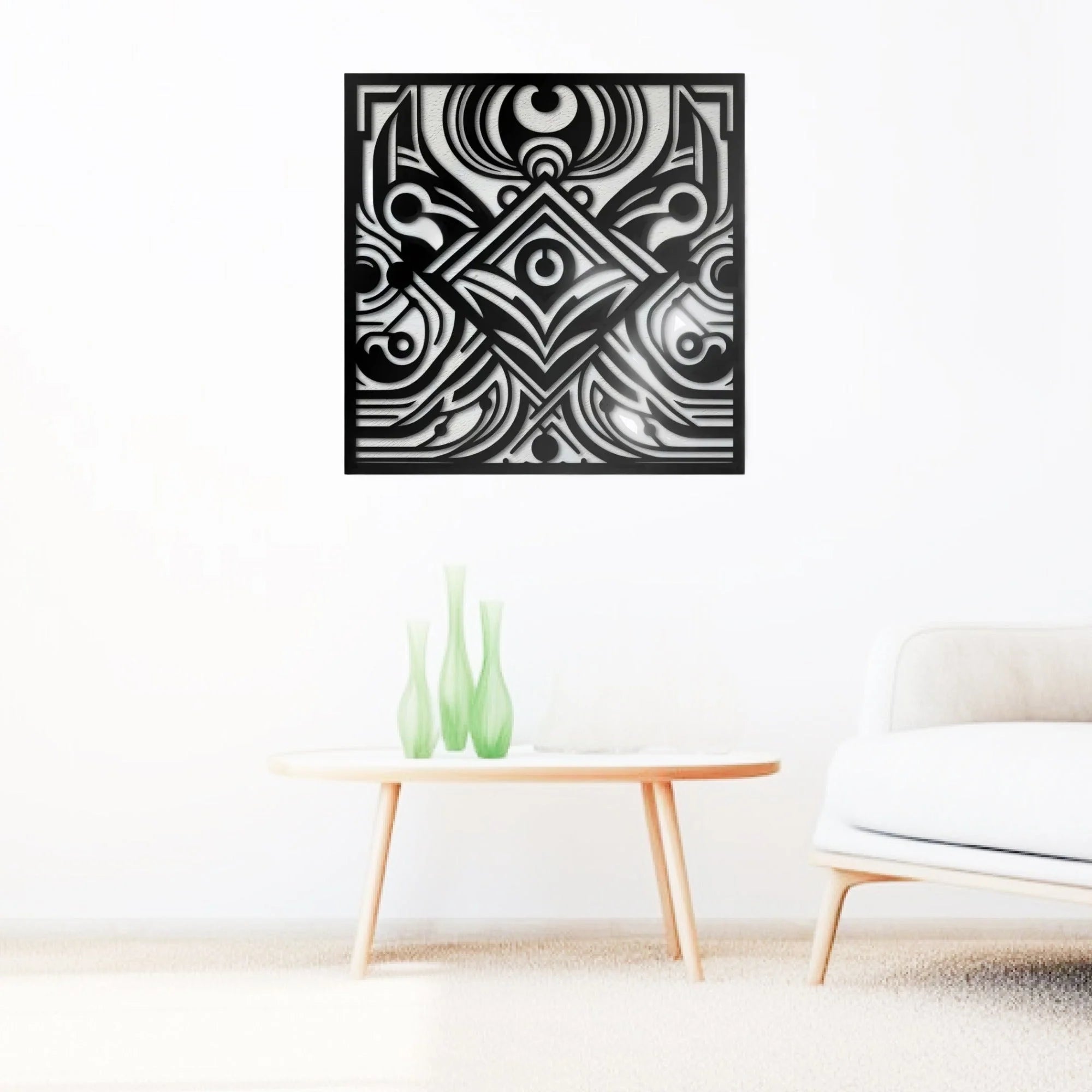 Square Metal Wall Art 