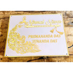 Mor Pankh Acrylic LED Name Plate 
