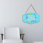 Never Stop Dreaming Quote Wooden Wall Hanger for Home|Office|Living Room|Gift - Harshita Craft