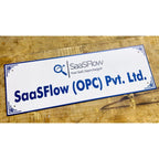 Company Acrylic Customizable Wall Name Plate for Office