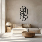 Geometric Nexus Pattern Metal Wall Art