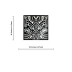 Square Metal Wall Art 