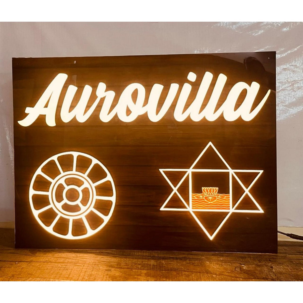 Wooden Finish Acrylic Customizable Waterproof Name Plate for Home