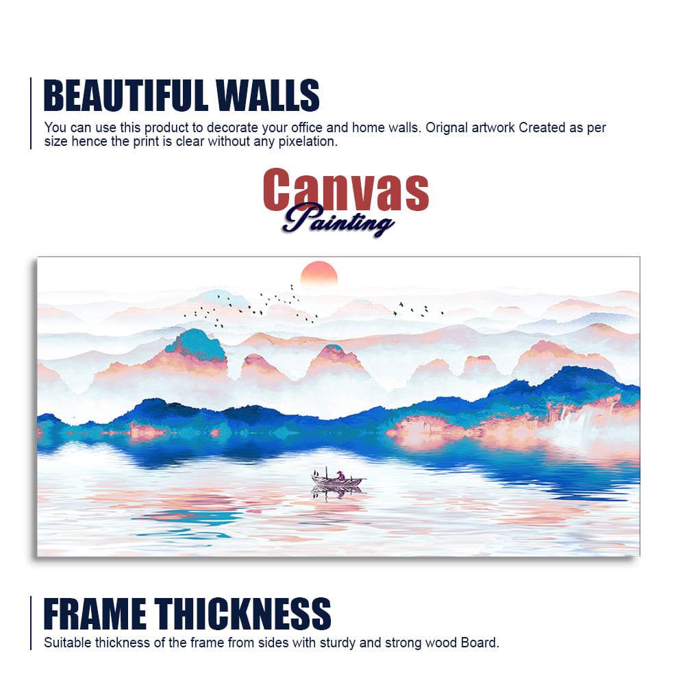 Beautiful Zen Life Scenery Canvas Wall Painting - Decor Mantra 